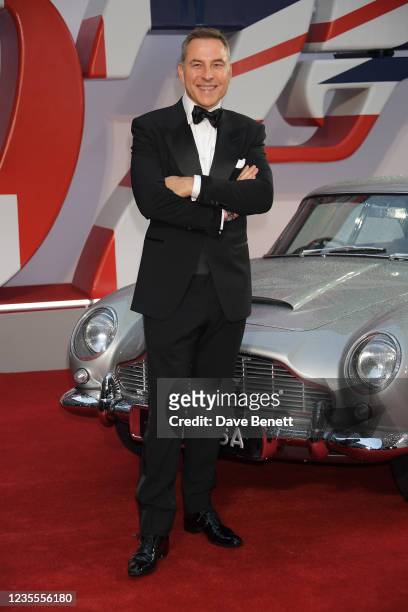 David Walliams attends the World Premiere of "No Time To Die" at the Royal Albert Hall on September 28, 2021 in London, England.