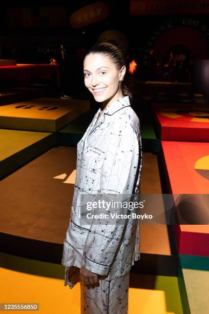 Heloise Agostinelli attends the Dior Womenswear Spring/Summer 2022 show as part of Paris Fashion Week on September 28, 2021 in Paris, France.