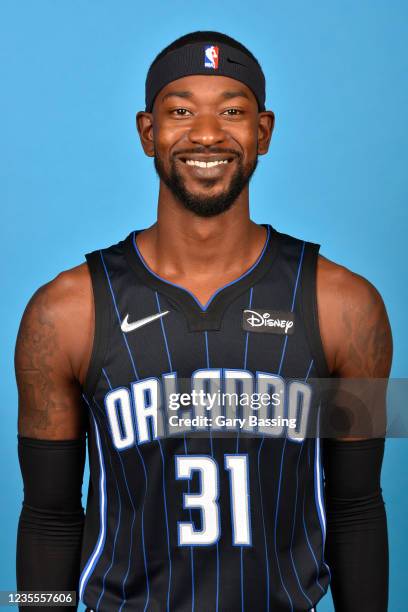 Terrence Ross of the Orlando Magic poses for a head shot during NBA media day on September 27, 2021 at Amway Center in Orlando, Florida. NOTE TO...