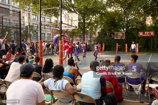 Kenny Graham West 4th Street Classic: View of game action at The Cage at West 4th Street. New York, NY 8/15/2021 CREDIT: Erick W. Rasco