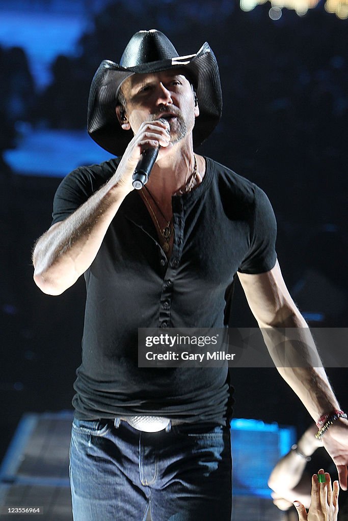 Tim McGraw In Concert With The Band Perry And Luke Bryan - Austin, TX