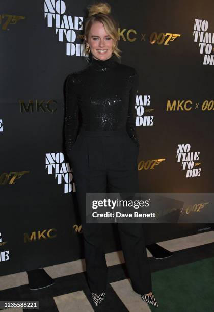 Cressida Bonas attends a private screening of 'No Time To Die' hosted by Michael Kors in celebration of the Michael Kors Bond 007 Capsule Collection...
