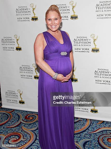 News co-anchor Elizabeth Hashagen attends the 54th Annual New York Emmy Awards gala at Marriot Marquis on April 3, 2011 in New York City.