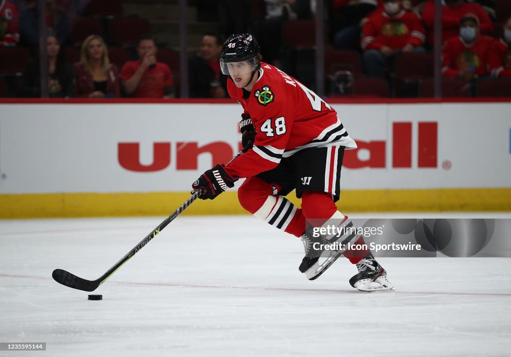 NHL: SEP 29 Preseason - Red Wings at Blackhawks