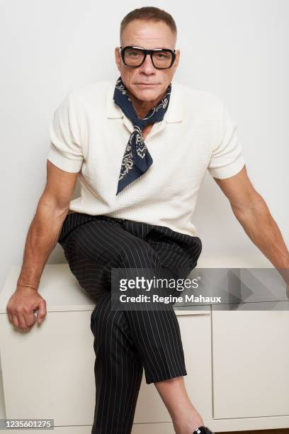 Actor Jean Claude Van Damme poses for a portrait on May 25, 2021 in Paris, France.