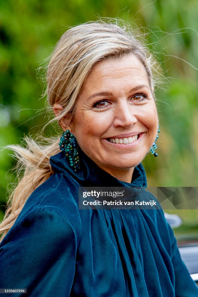 Queen Maxima Of The Netherlands  Attends The Manifest Hoofdzaken Launch In The Hague