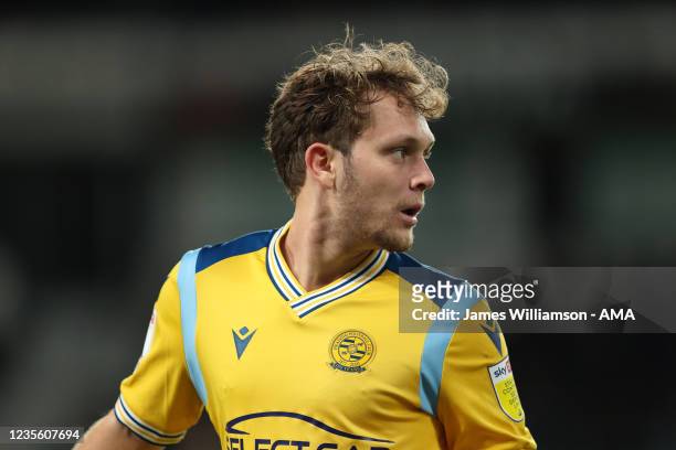 Alen Halilovic of Reading during the Sky Bet Championship match between Derby County and Reading at Pride Park Stadium on September 29, 2021 in...