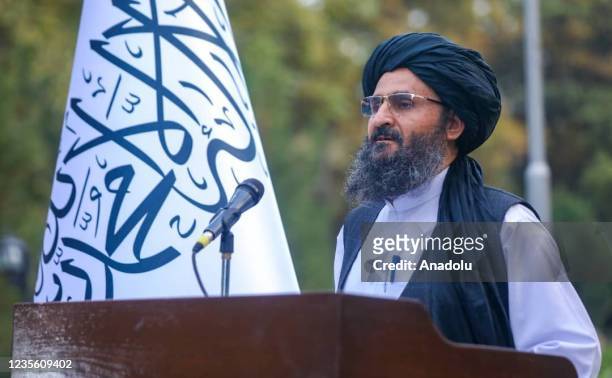 Deputy Prime Minister of the Taliban interim government, Abdul Ghani Baradar meet with diplomatic representatives of foreign countries in Kabul,...