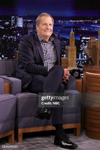 Episode 1526 -- Pictured: Actor Jeff Daniels during an interview on Thursday, September 30, 2021 --