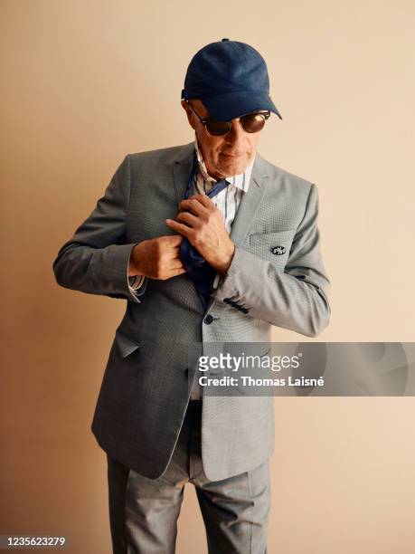 Filmmaker Jacques Audiard poses for a portrait on July 16, 2021 in Cannes, France.