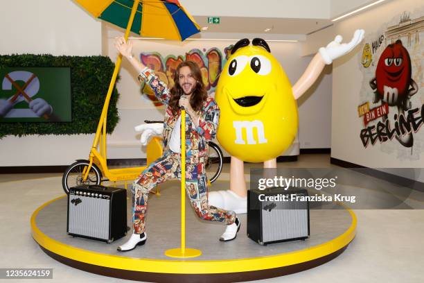 Riccardo Simonetti during the opening of the first M&M's store in Berlin on October 1, 2021 in Berlin, Germany.