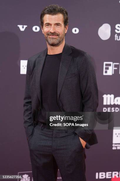 Rodolfo Sancho attends the photocall for the premiere TV series, Sequía, within the IberSeries Platino Industria festival, at the Callao cinema.