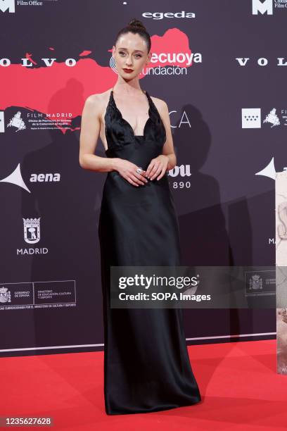 Elena Rivera attends the photocall for the premiere TV series, Sequía, within the IberSeries Platino Industria festival, at the Callao cinema.