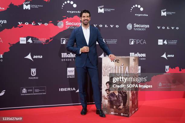 Miguel Ángel Muñoz attends the photocall for the premiere TV series, Sequía, within the IberSeries Platino Industria festival, at the Callao cinema.