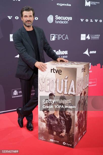 Rodolfo Sancho attends the photocall for the premiere TV series, Sequía, within the IberSeries Platino Industria festival, at the Callao cinema.
