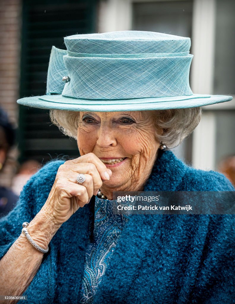Princess Beatrix Of The Netherlands Opens Windmills In Aarlanderveen