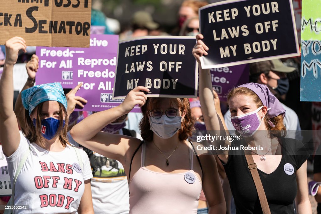 Marches Held Nationwide In Support Of Reproductive Rights