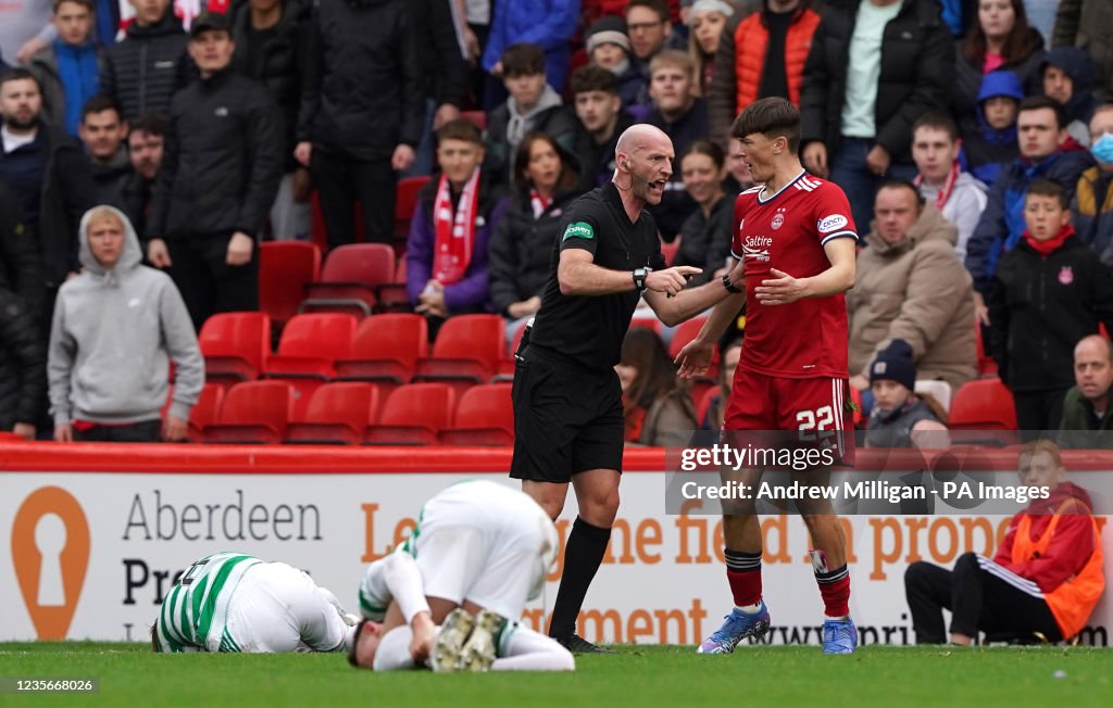 Aberdeen v Celtic - cinch Premiership - Pittodrie Stadium