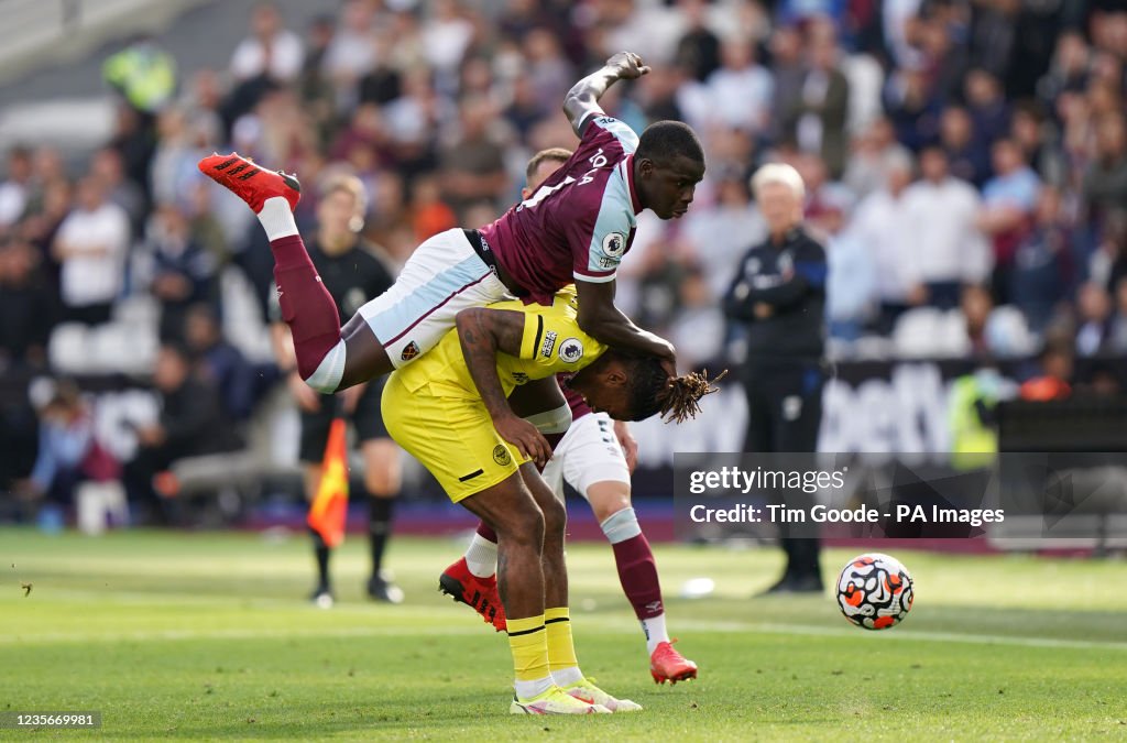 West Ham United v Brentford - Premier League - London Stadium