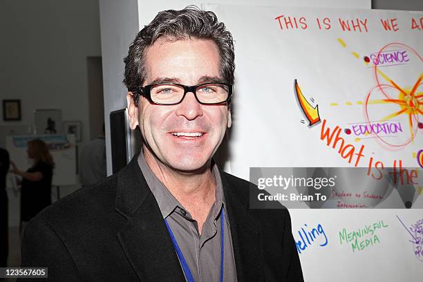 Miles O'Brien attends Science & Entertainment exchange summit at The Paley Center for Media on February 4, 2011 in Beverly Hills, California.