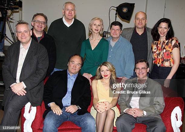 Director Doug Hughes, Andrew Weems, Terry Beaver, Patricia Hodges, Michael McGrath, Frank Wood, and Jennifer Regan, James Belushi, Nina Arianda,...