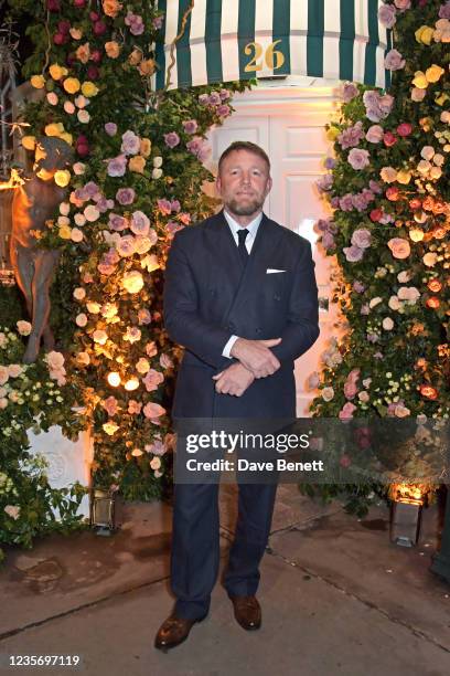 Guy Ritchie attends the Harry's Bar Mayfair 40th Anniversary celebration on October 4, 2021 in London, England.