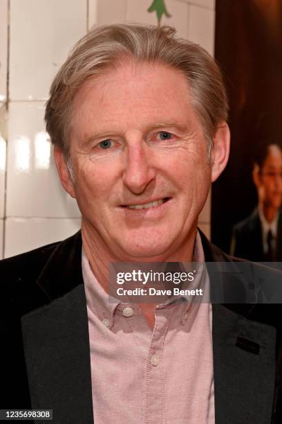 Adrian Dunbar attends the press night performance of "Hamlet" at The Young Vic on October 4, 2021 in London, England.