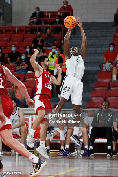 Malcolm Drumwright in action during the match for Liga Placard between SL Benfica and Vitória SC, at Pavilhão FIdelidade, Lisboa, Portugal October,...