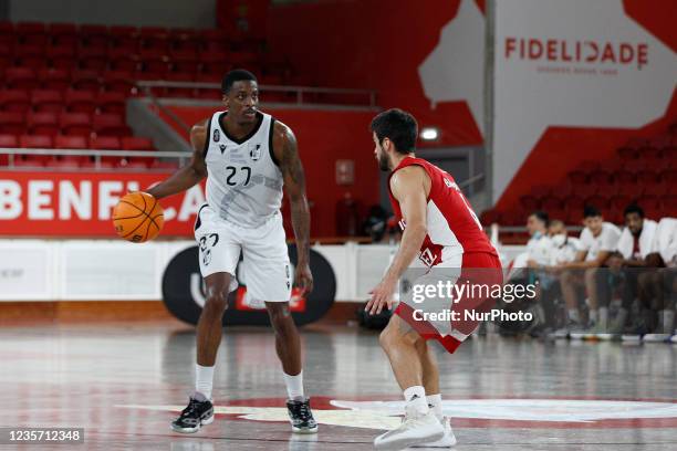 Malcolm Drumwright in action during the match for Liga Placard between SL Benfica and Vitória SC, at Pavilhão FIdelidade, Lisboa, Portugal October,...