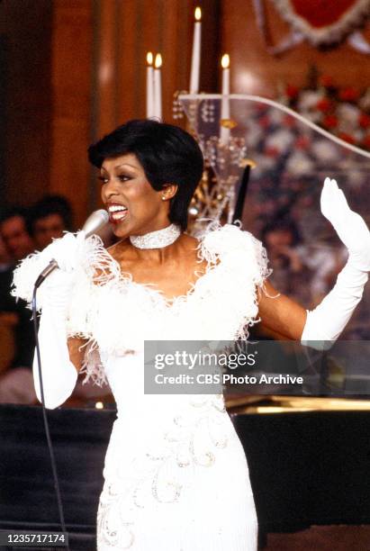 Pictured is Lola Falana performing on the CBS television special, LIBERACE: A VALENTINE SPECIAL, broadcast February 3, 1979.