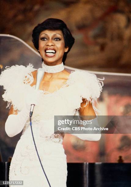 Pictured is Lola Falana performing on the CBS television special, LIBERACE: A VALENTINE SPECIAL, broadcast February 3, 1979.