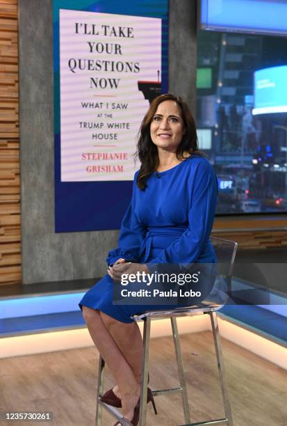 Stephanie Grisham is a guest on Good Morning America, on Monday, October 4, 2021 on ABC. STEPHANIE GRISHAM