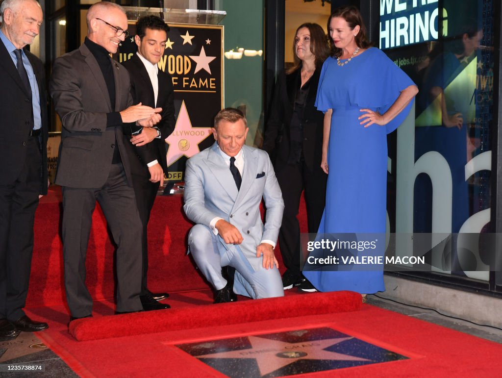 US-ENTERTAINMENT-FILM-WALK OF FAME-CRAIG