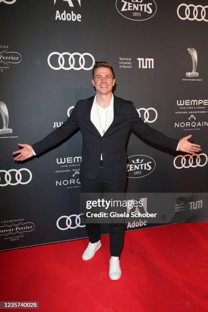 Chris Kroemer during the 14th Audi Generation Award 2021 at Allianz Arena on October 6, 2021 in Munich, Germany.