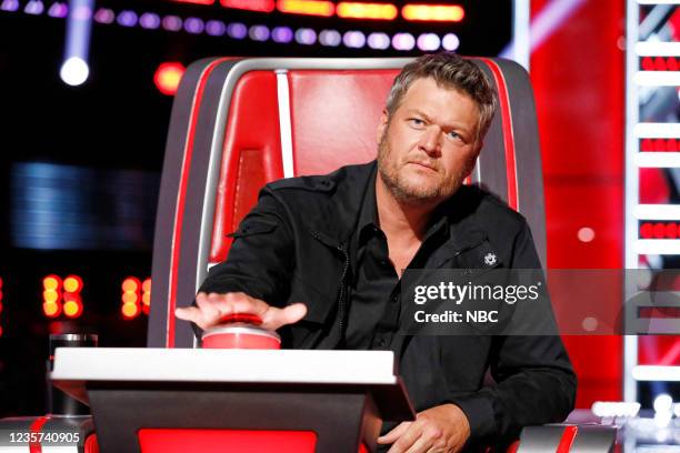 Blind Auditions Episode 2106 -- Pictured: Blake Shelton --