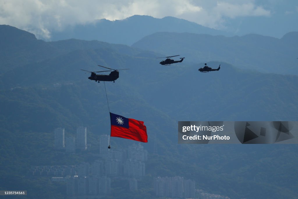 Taiwan: Flag Flyby Amid China-Taiwan Tensions