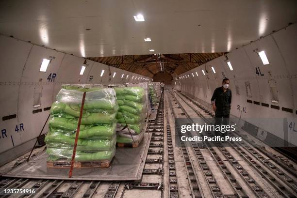 The Iranian Red Crescent Society dispatched a plane carrying 50 tons of humanitarian food aid to Afghanistan at Mehrabad airport. According to a...
