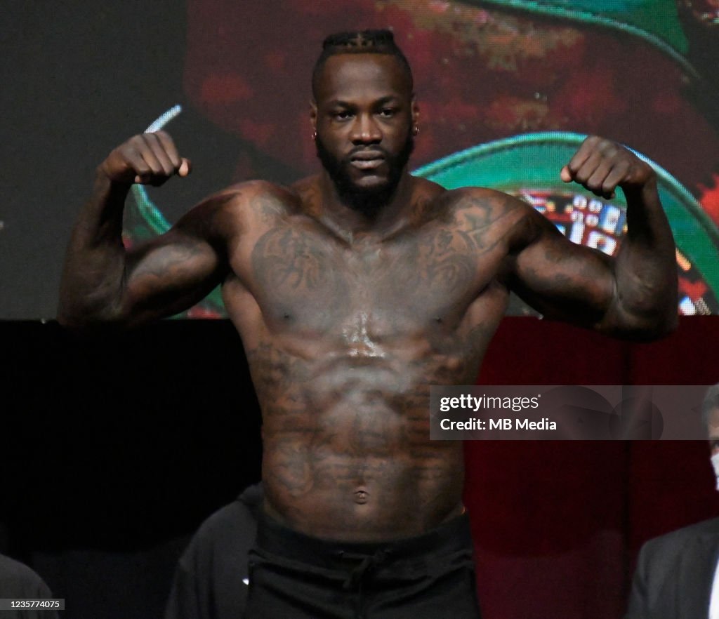 Tyson Fury v Deontay Wilder - Weigh In