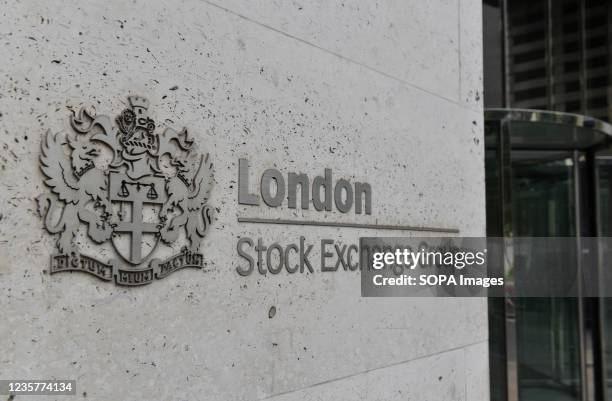 London Stock Exchange headquarters entrance is pictured from Newgate Street, City of London. Bank of England has warned that markets could face sharp...