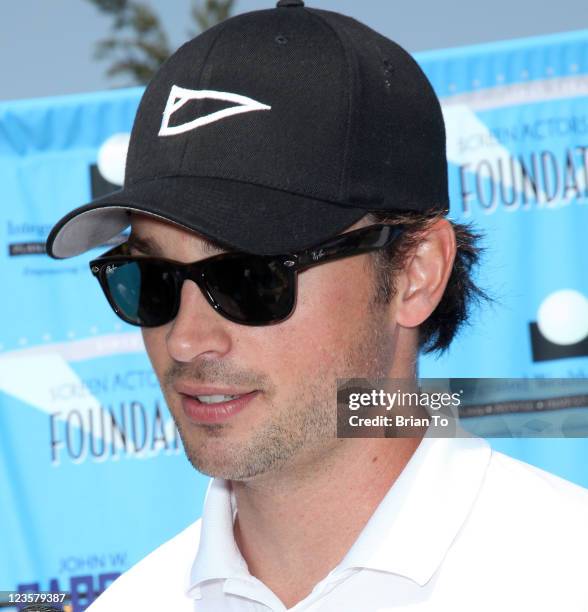 Tom Welling attends 2nd annual SAG foundation golf classic at El Caballero Country Club on June 13, 2011 in Tarzana, California.