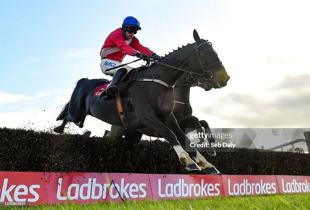 Limerick Races Limerick , Ireland - 10 October 2021; Ontheropes, with Sean O'Keeffe ...