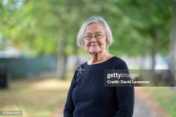 Brenda Hale, Baroness Hale of Richmond, at the Cheltenham Literature Festival, on October 11, 2021 in Cheltenham, England.