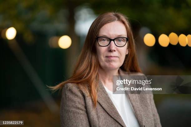 Professor Dame Sarah Gilbert, Professor of Vaccinology at Oxford University, and co-developer of the AstraZeneca vaccine, at the Cheltenham...