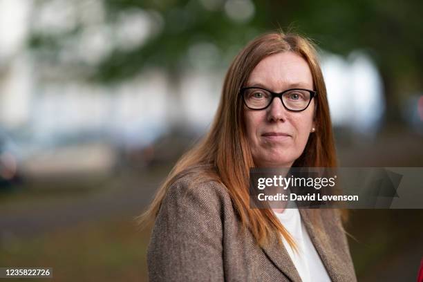 Professor Dame Sarah Gilbert, Professor of Vaccinology at Oxford University, and co-developer of the AstraZeneca vaccine, at the Cheltenham...