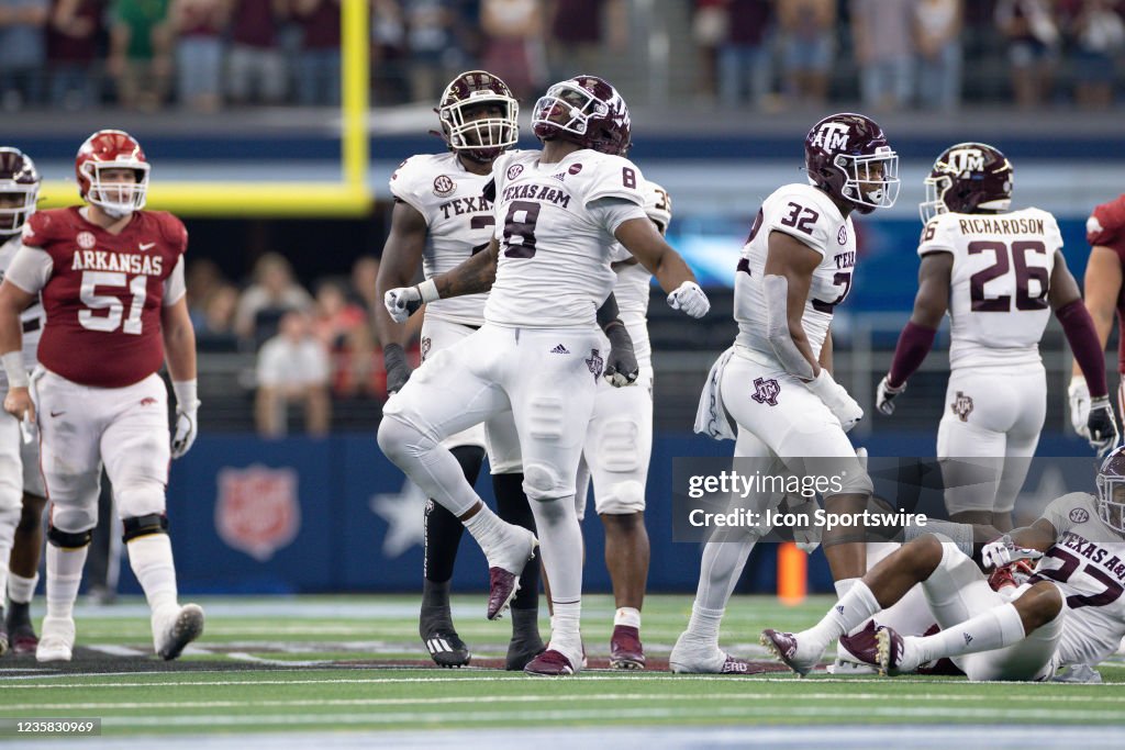 COLLEGE FOOTBALL: SEP 25 Southwest Classic - Texas A&M v Arkansas