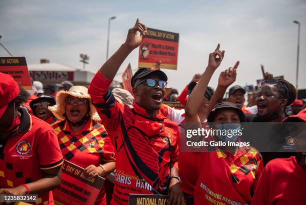 The Congress Of South African Trade Unions Photos and Premium High Res