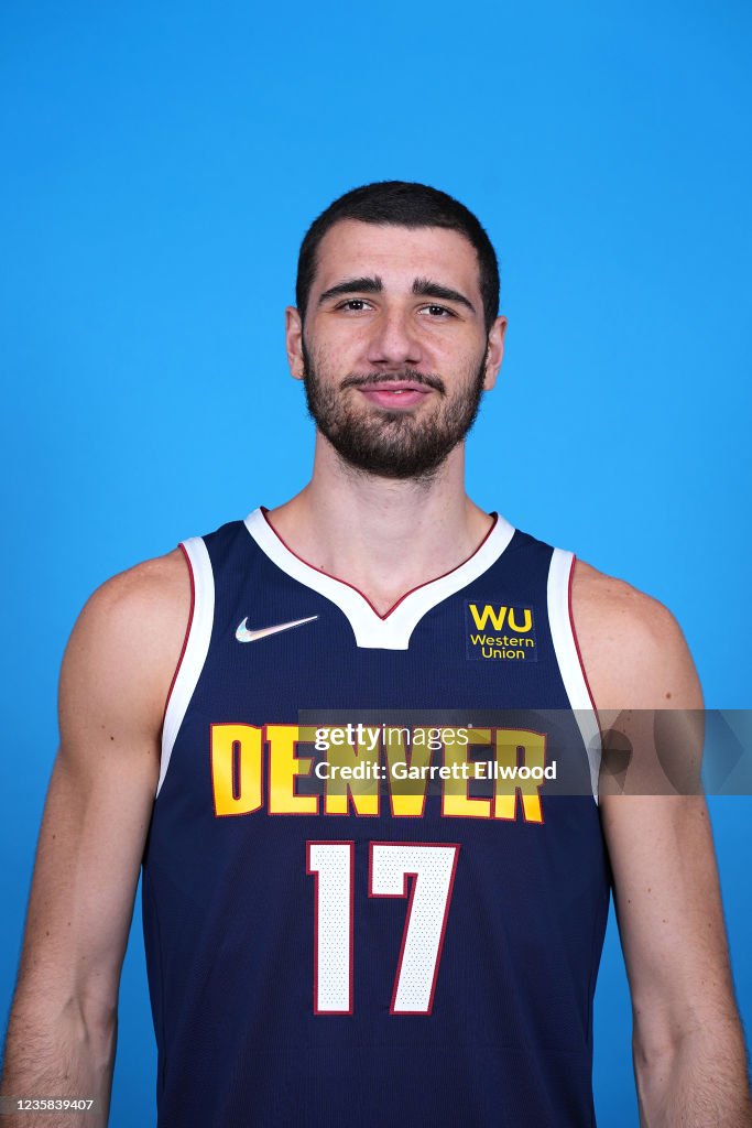 Bezhanishvili of the Denver Nuggets pose for a head shot... News Photo Getty Images Bezhanishvili of the Denver Nuggets pose for a head shot... News Photo Getty Images