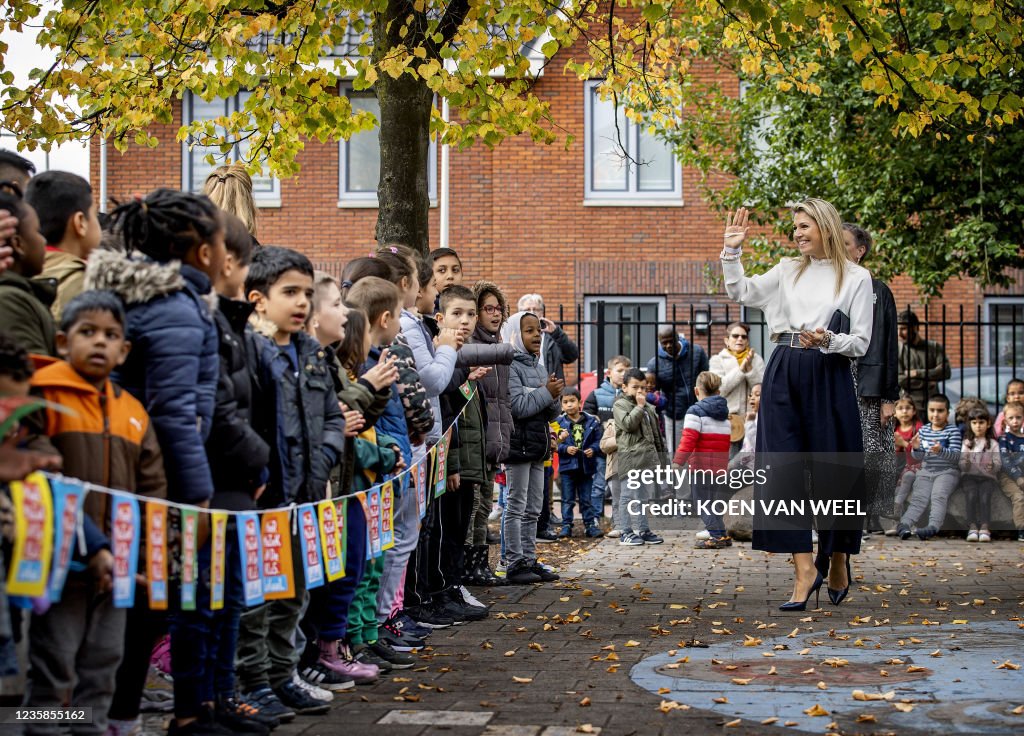 NETHERLANDS-ROYALS-EDUCATION-MUSIC