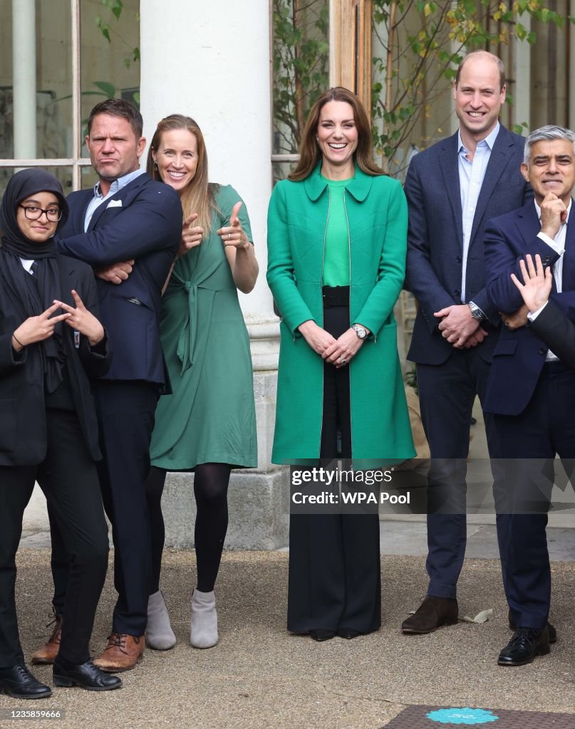 The Duke And Duchess Of Cambridge Take Part In A Generation Earthshot Event At Kew Gardens