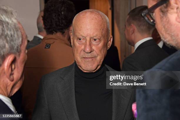 Lord Norman Foster attends an intimate dinner hosted by Michael Bloomberg, Bettina Korek and Hans Ulrich Obrist as The Serpentine Gallery celebrates...
